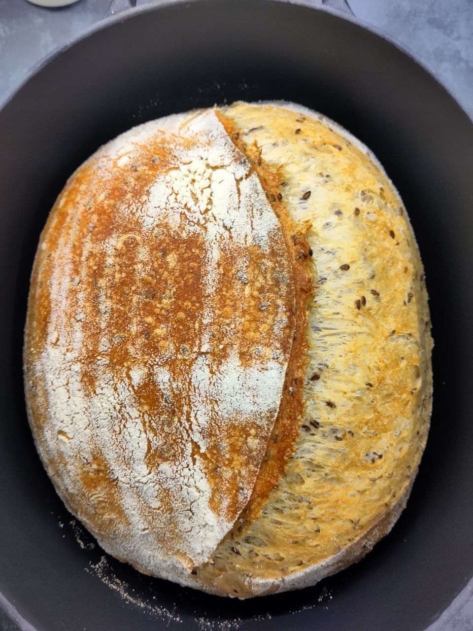Pane di farro ai semi di lino 🍞